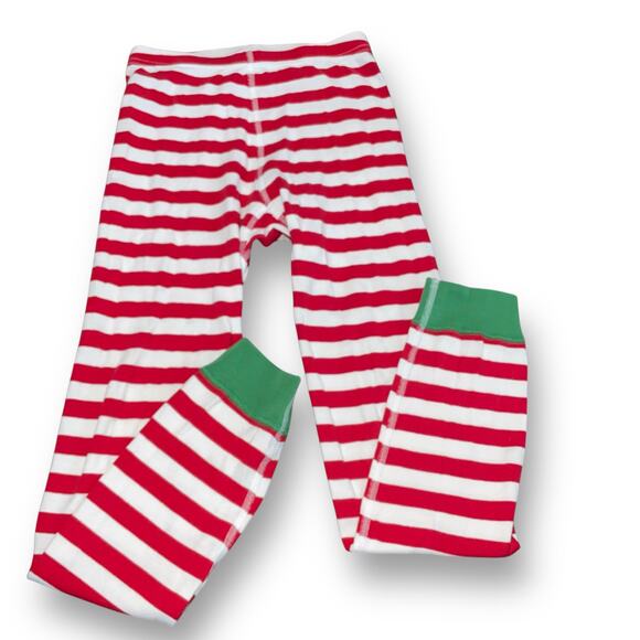 Hanna Andersson Kids 10 140cm Pajama Bottoms Joggers Stripe Loungewear Red Sleep - Picture 2 of 12